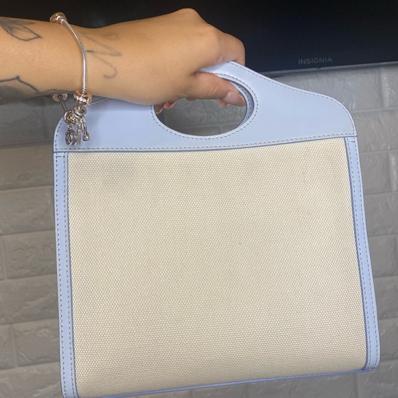 Burberry Mini Two-Tone Canvas and Leather Pocket Bag - Picture 14 of 16